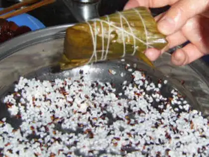 Make Blood rice dates step 9