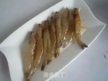 Make Garlic on back shrimp step 2