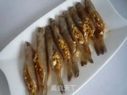 Make Garlic on back shrimp step 6