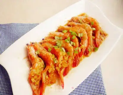 Make Garlic on back shrimp step 8