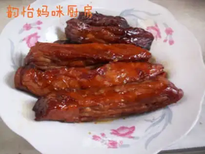 Make Honey sauce and roast meat step 3