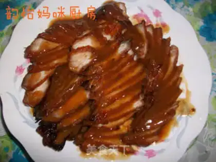 Make Honey sauce and roast meat step 5