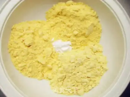 Make A greasy paste step 0
