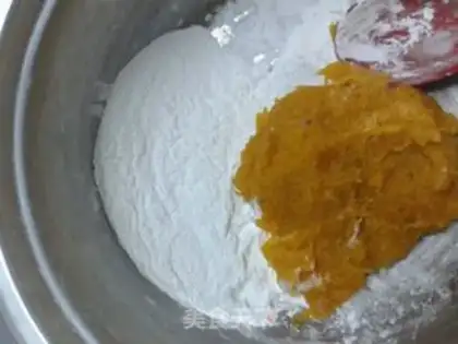 Make Potato pumpkin snack step 4