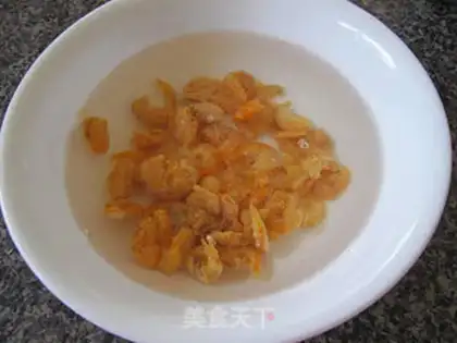 Make Shrimp rice sausage powder step 0