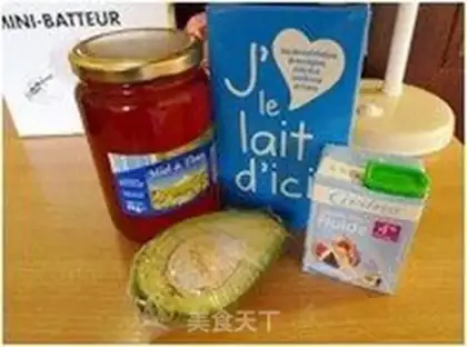 Make Pear honey shake step 0