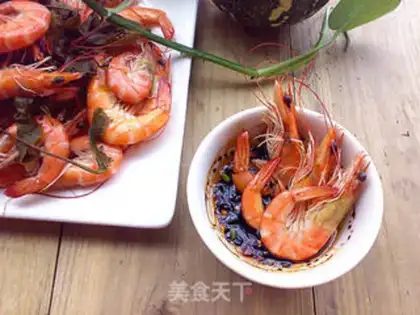 Make Tea and white shrimp step 5