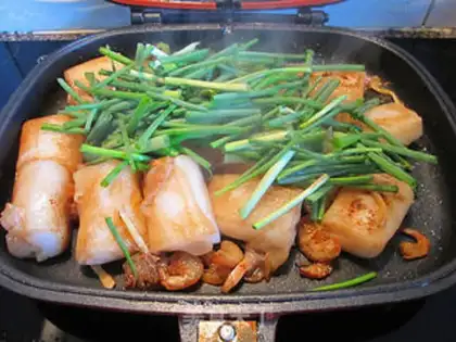 Make Shrimp rice sausage powder step 9