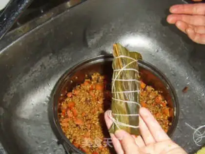 Make Frozen mushroom sausage step 12