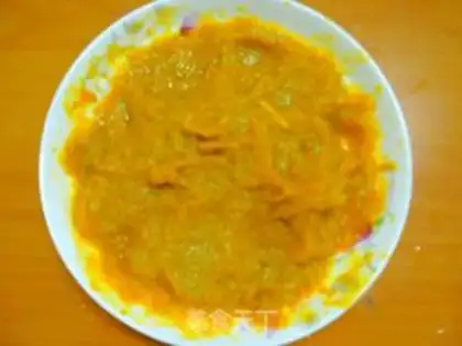 Make Pumpkin Simi pudding step 2