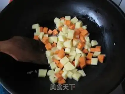 Make Gold curry pork step 10