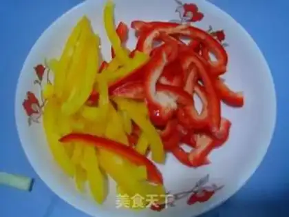 Make Pepper pumpkins step 2