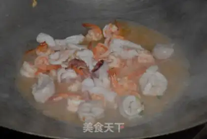 Make Curry seafood step 9