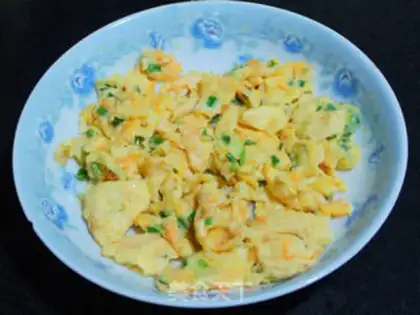 Make Onion carrot eggs step 7