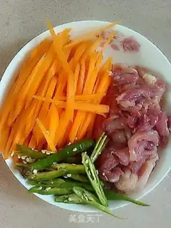 Make Spam carrots step 1