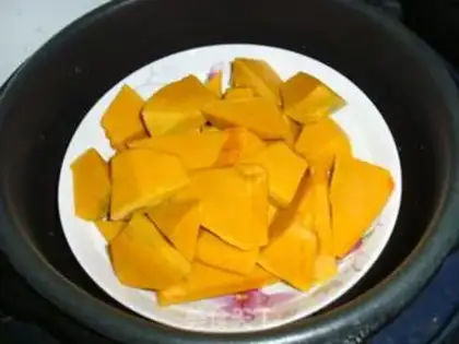 Make Pumpkin butterflies step 1