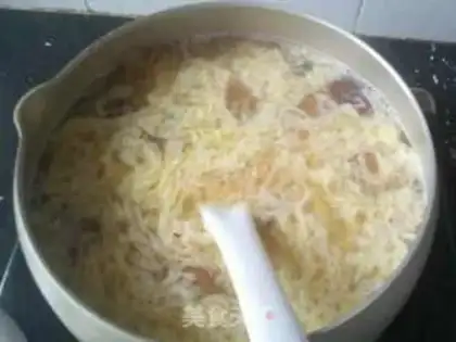 Make Red-tree porridge step 8