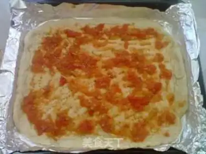 Make Shrimp ham bacon pizza step 14