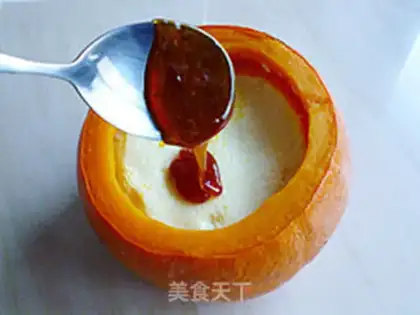 Make Pumpkin caramel pudding step 16