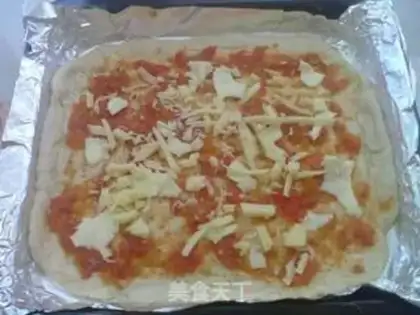 Make Shrimp ham bacon pizza step 15