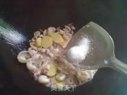 Make Squidfish frying celery step 4
