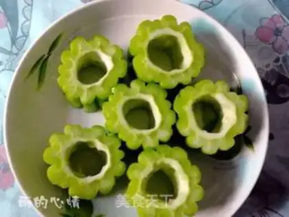 Make Bitter melon step 1