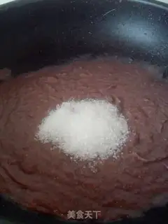 Make Homemade red bean sand mud step 7