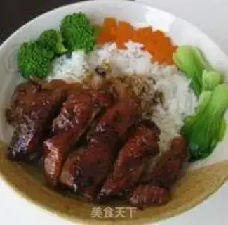 Make Take the chicken rice step 10