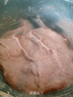 Make Homemade red bean sand mud step 8