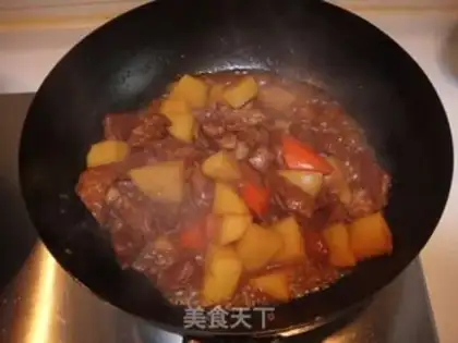 Make The lamb stewed potatoes step 4