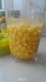 Make Cream corn soup step 1
