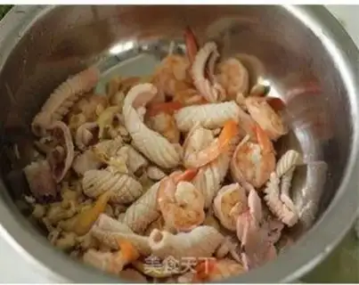 Make Mix seafood step 5