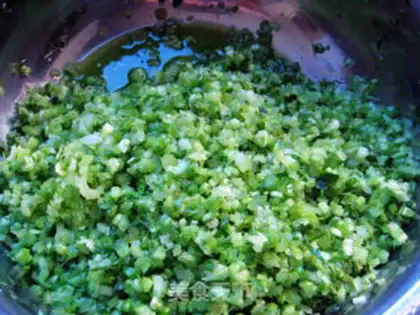 Make Celery pork and meat step 4