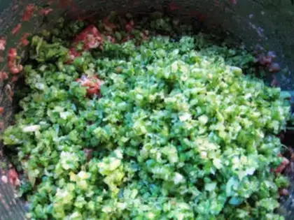 Make Celery pork and meat step 5