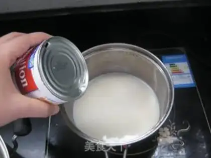 Make Mango pudding step 3