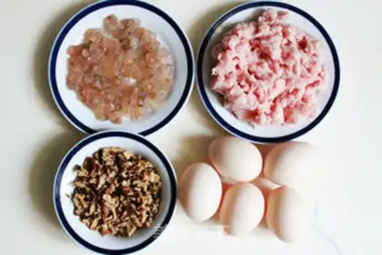 Make Meatloaf steamed eggs step 0