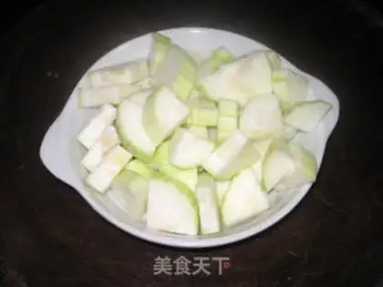 Make Fishtail melon soup step 2