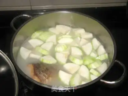 Make Fishtail melon soup step 5