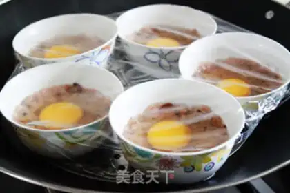Make Meatloaf steamed eggs step 4