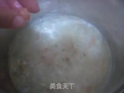Make Crayfish congee step 3