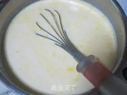 Make Vanilla walnut ice cream step 2