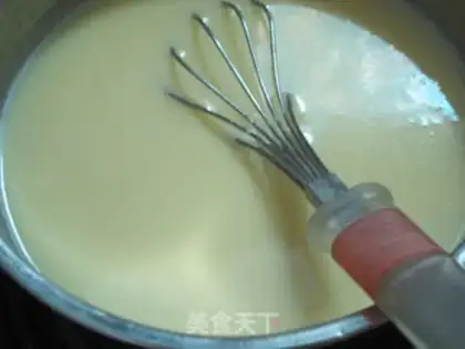 Make Vanilla walnut ice cream step 3