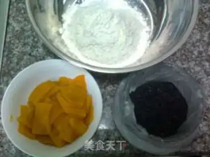 Make Pumpkin sesame hooves step 0