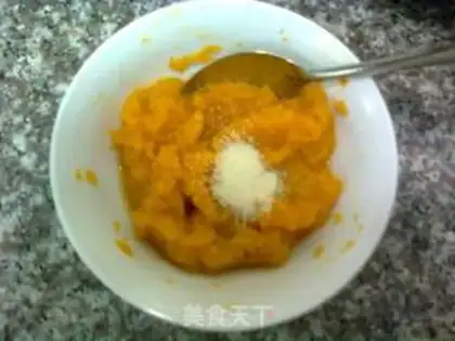 Make Pumpkin sesame hooves step 1