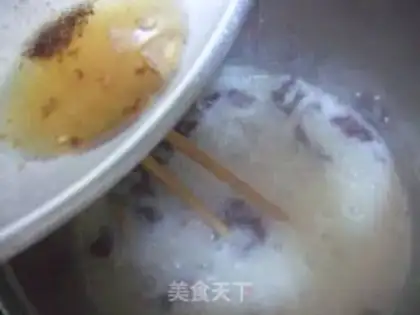 Make Crayfish congee step 6