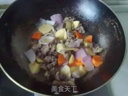 Make Curry beef step 3