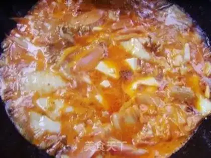Make Korean tofu soup step 5
