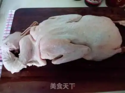 Make Dry beer duck step 0