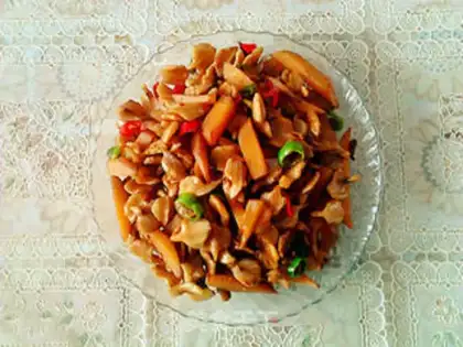 Make Twin peppers and walnuts step 6