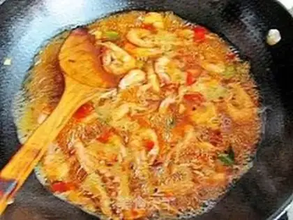 Make Spicy jump shrimp step 15